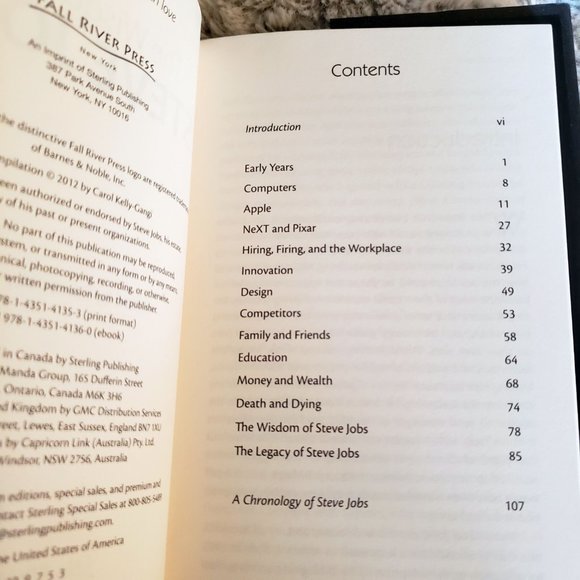 The Wisdom Of Steve Jobs Hard Cover Book - Picture 3 of 6